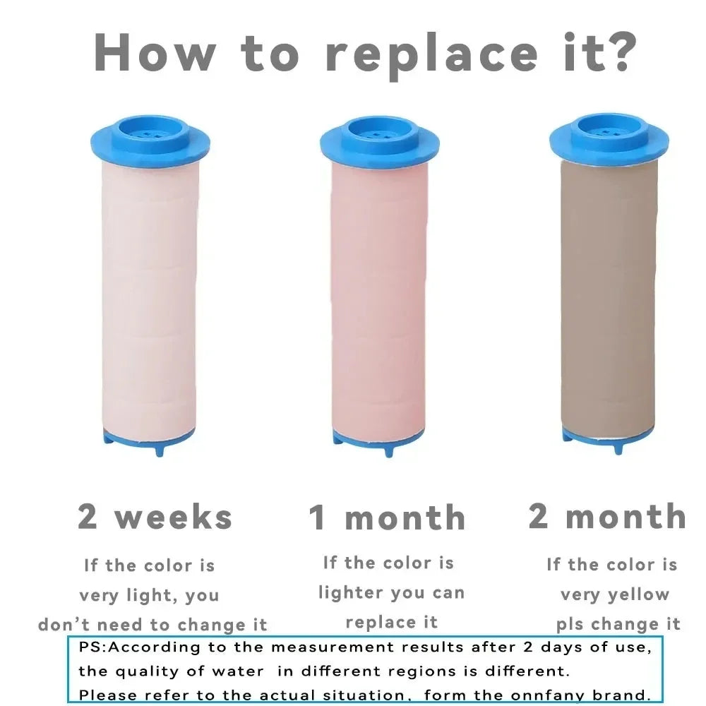 5 pcs Shower Head Filter For Water Saving Shower Head Filter Out Impurities Three-layer Filtration PP Cotton Filter for Shower